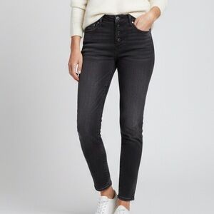 MOTHER The Pixie Women’s Jeans Black Button Fly Sz 23 or 24